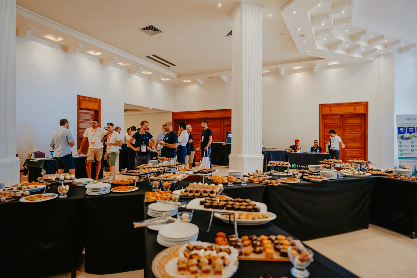 Coffee break spread