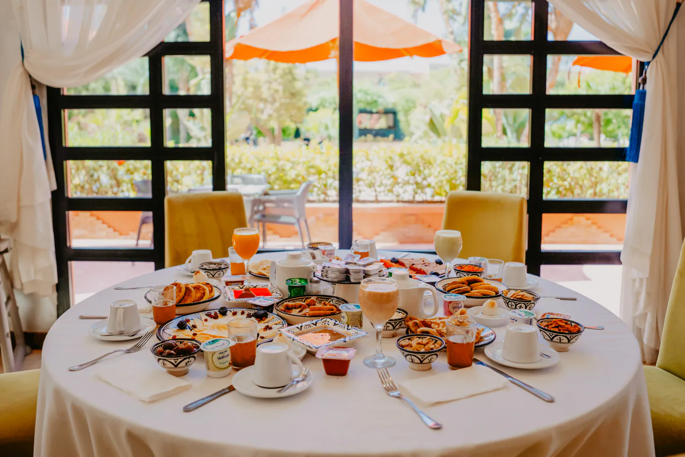 Coffee break spread