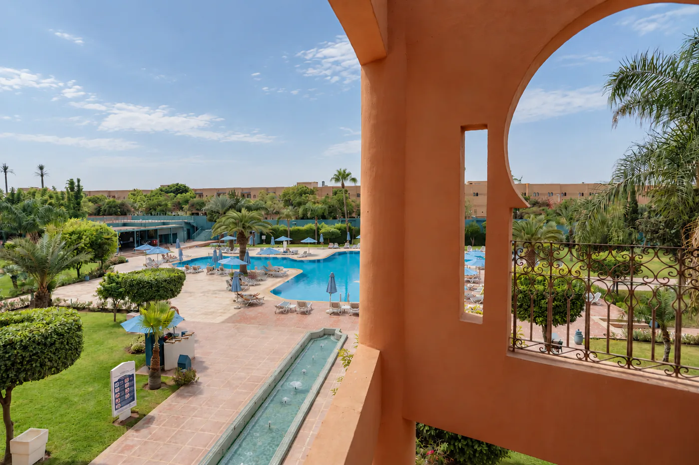 39 m² Junior Suite with separate living room and private balcony at Palm Plaza Marrakech